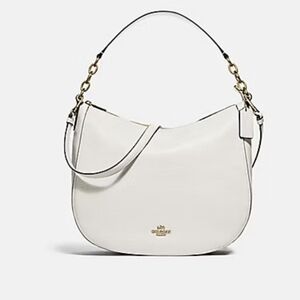 Coach Chalk Leather Hobo Bag